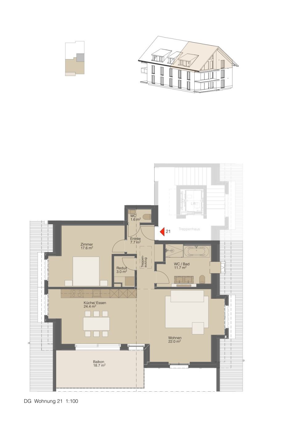 Neubau MFH Dorfperle - 6 moderne Eigentumswohnungen in Wallbach -  Bild 10