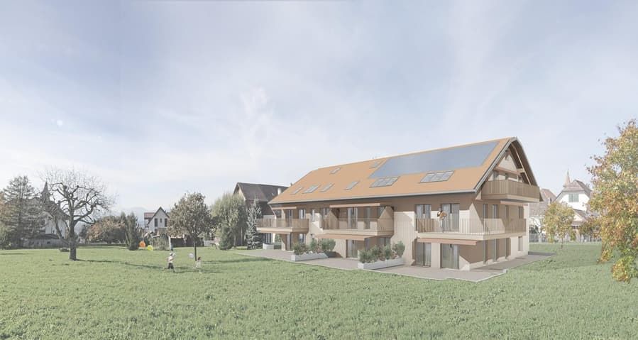 Magnifique appartement sous combles de 3,5 pièces à Sullens - Bild 1