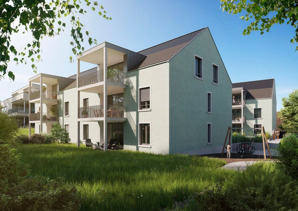 Dänkelbachweg 3 & 5 - Ihr Wohn-Ensemble in Lengnau - Aussenvisualisierung