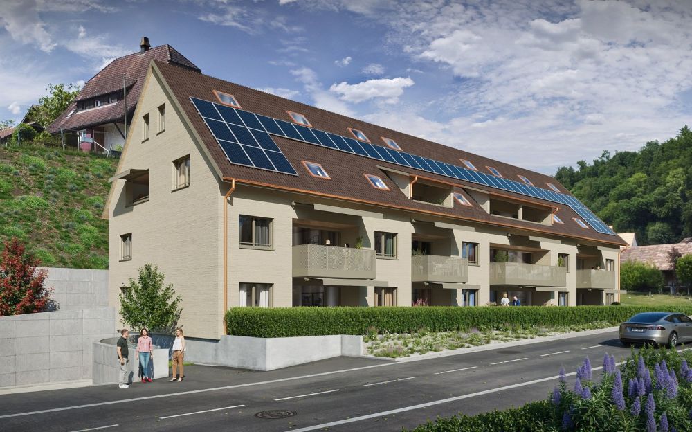 Moderne 3.5-Zimmer Wohnung mit Balkon in Stüsslingen -  Bild 2