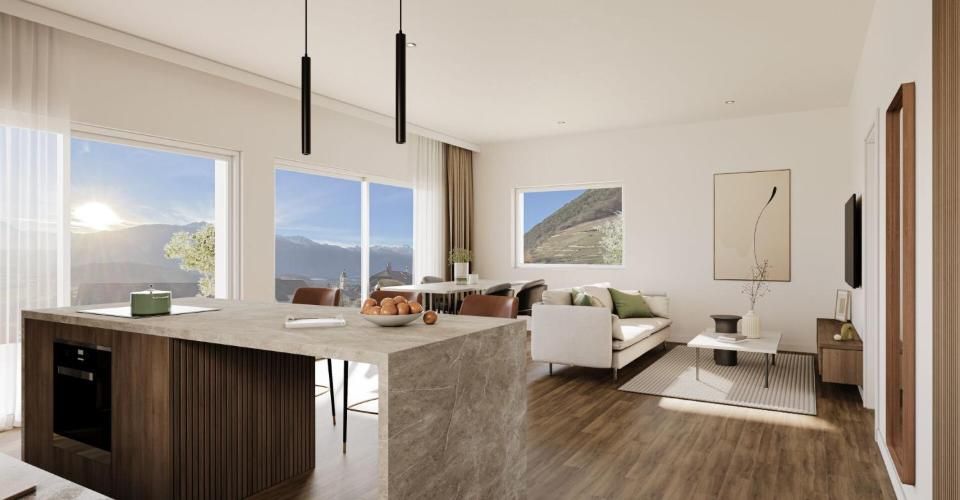 Plus que 4 appartements ! Nouveau logements au coeur d'Ollon - Appartement 3.5 pièces - image - 1