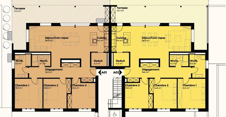 Appartements de 4.5 pièces au rez-de-jardin - visites possibles ! - Appartement 4.5 pièces - image - 6