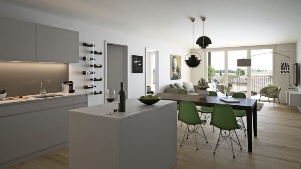 2.5-Zimmer-Gartenwohnung, Terrasse, Biberist - ruhig & sonnig - Bild 4