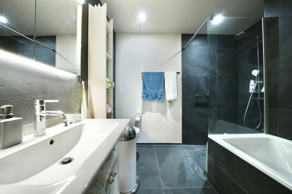 LICHTDURCHFLUTETE TERRASSENWOHNUNG - Badezimmer 1