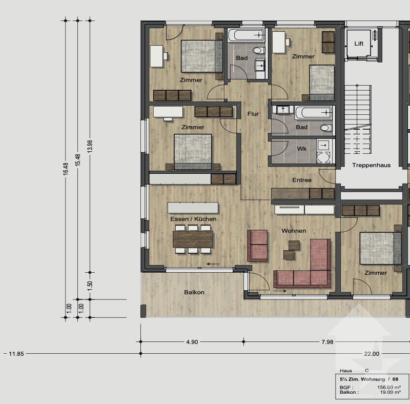 Neue 5,5-Zimmer-Wohnungen -  Bild 12