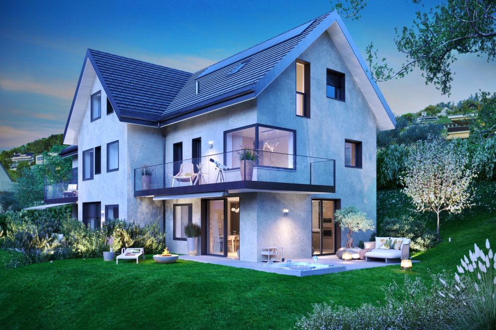 In der Nähe von Vevey, neues Projekt von 3 Villen mit 5.5 Zimmern - Panoramablick -  Bild 13