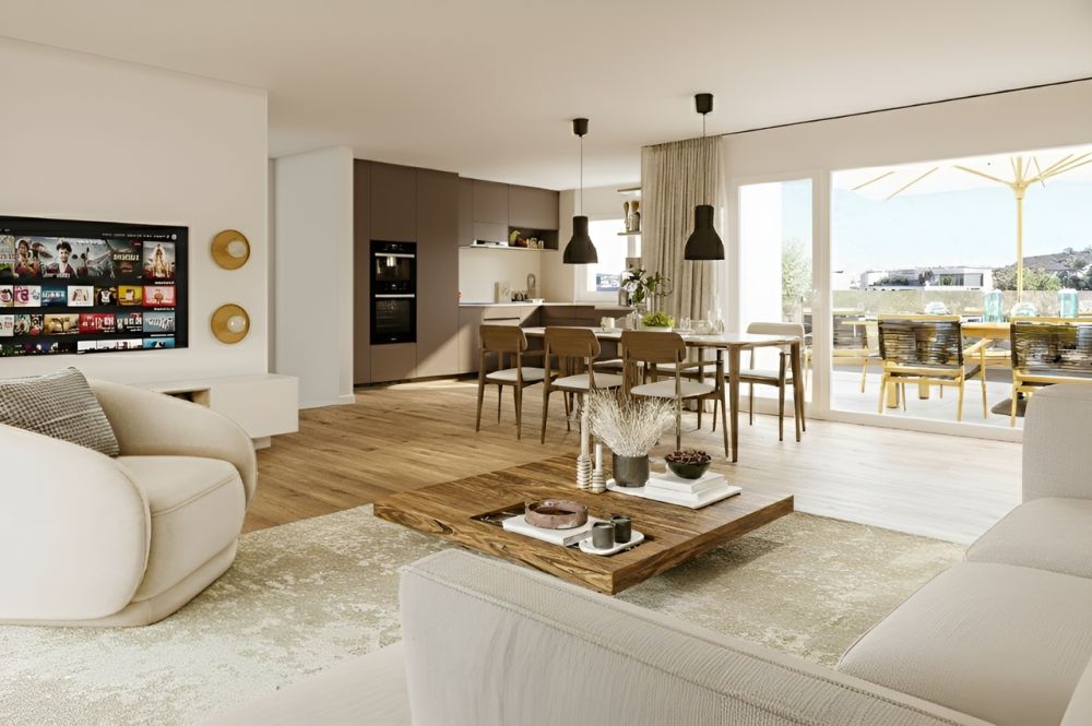 Terrassierte 5.5-Zimmer Neubau Haushälfte an erhöhter Lage -  Bild 3