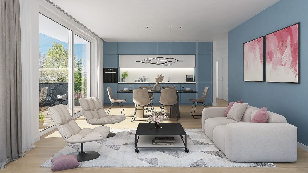 Moderne 4.5-Zimmer-Neubau-Wohnung (A) mit Garten und Tiefgarage in Ziefen - Bild 3