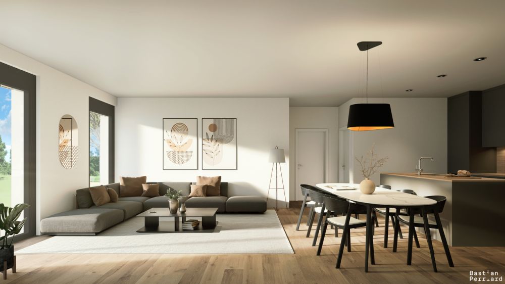 3.5 neuf avec terrasse et jardin, au pied du Moléson - Bild 1