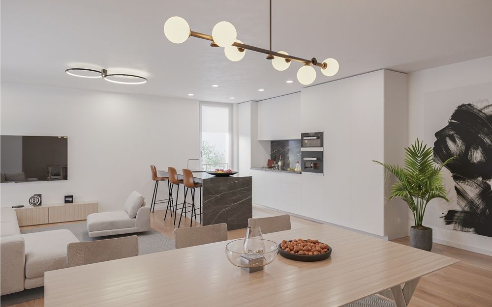 Quartier Vier - Exklusive Attikawohnung - Innenausbau