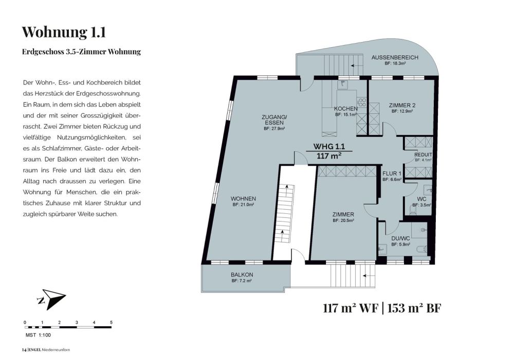 Charmante 3.5-Zimmer-Wohnung in Niederneunforn -  Bild 6