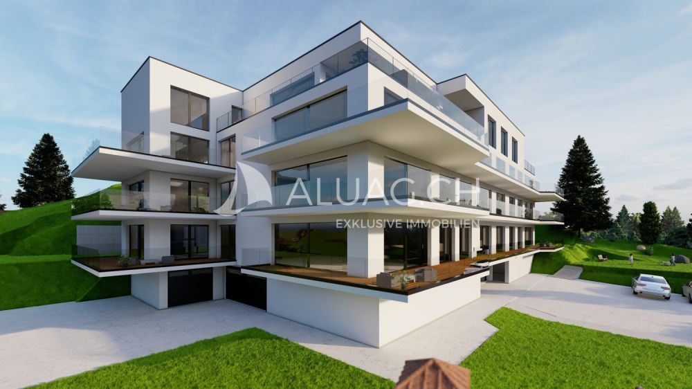 NEUBAUPROJEKT PANORAMA - Das Wohnhaus Panorama ist eingebettet in eine ruhige, grüne Umgebung