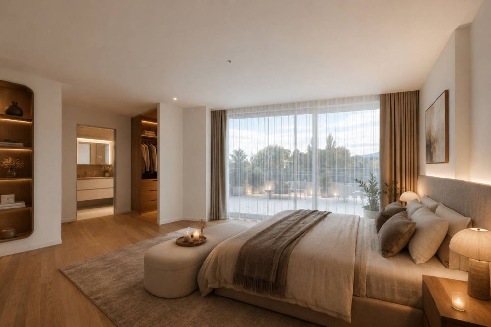 Superbe Attikawohnung mit 5,5 Zimmern und Blick auf den See. Dachterrasse mit Südausrichtung. -  Bild 4
