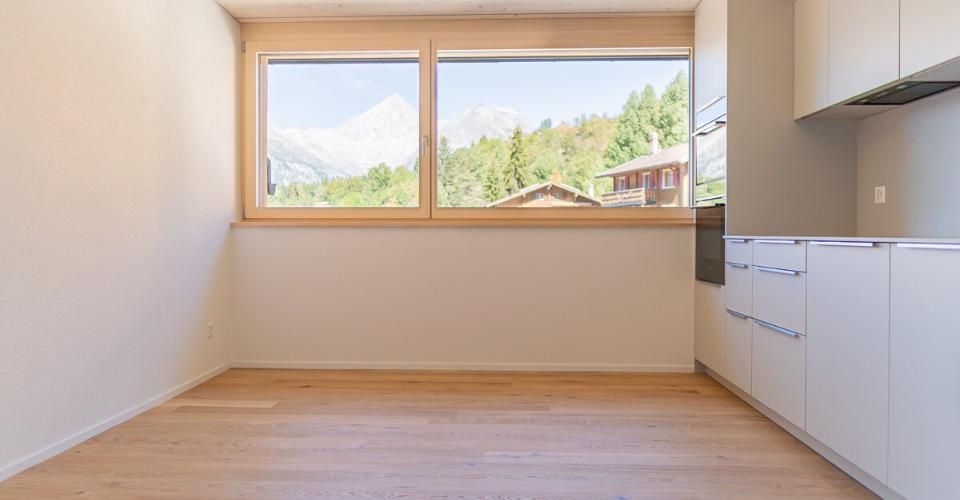 Aussichtsreiche 3.5-Zimmer-Dachwohnung (Zweitwohnung) im Neubau Hasol - Appartement 3.5 pièces - image - 4