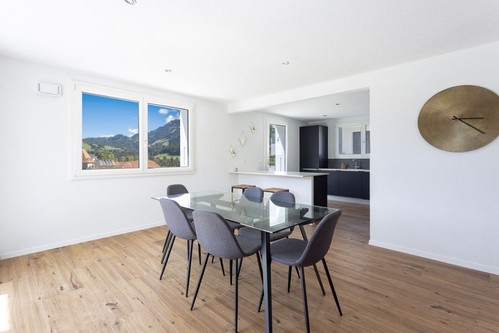 Appartement 3,5 pièces avec vue panoramique sur le Léman et les Alpes - Cuisine - Non contractuel