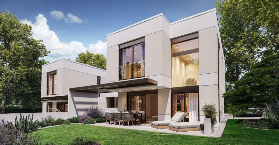 Deux villas contemporaines à Vésenaz - Villa 5.5 pièces - image - 2
