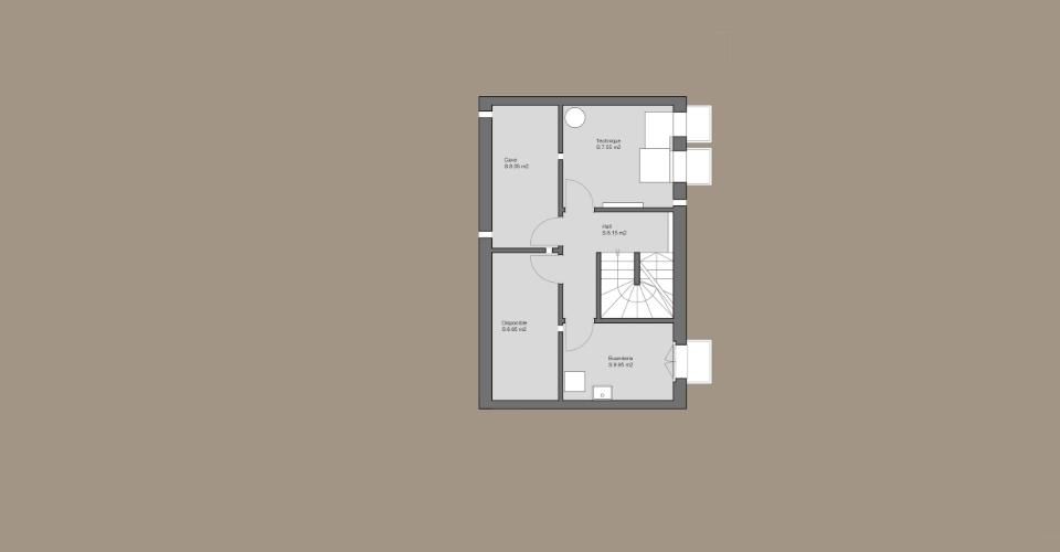Projet Pra Nova - Un emplacement unique à découvrir ! - Maison contiguë 5.5 pièces - image - 8