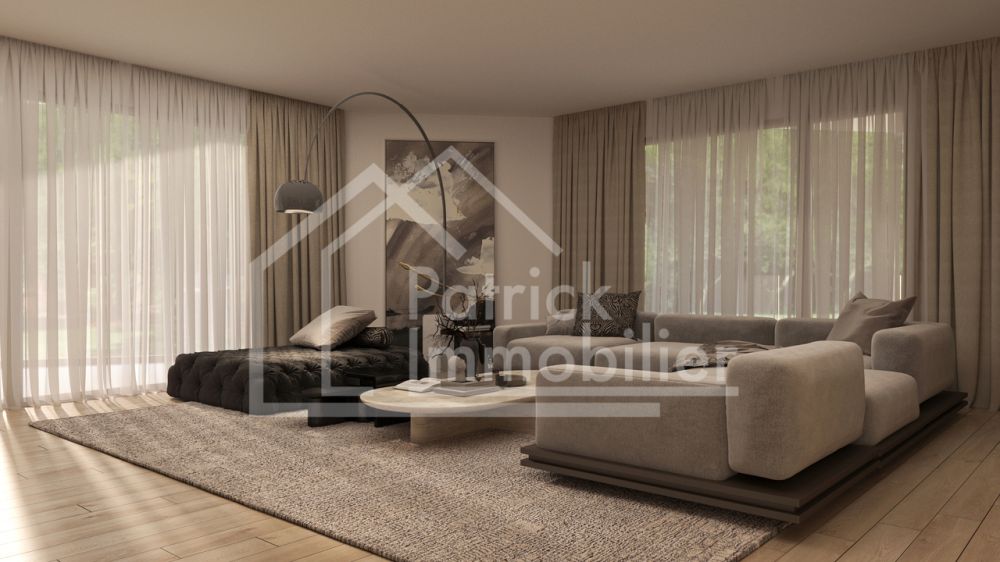 4.5 pièces neuf avec balcon de 32 m² à Courtepin - séjour