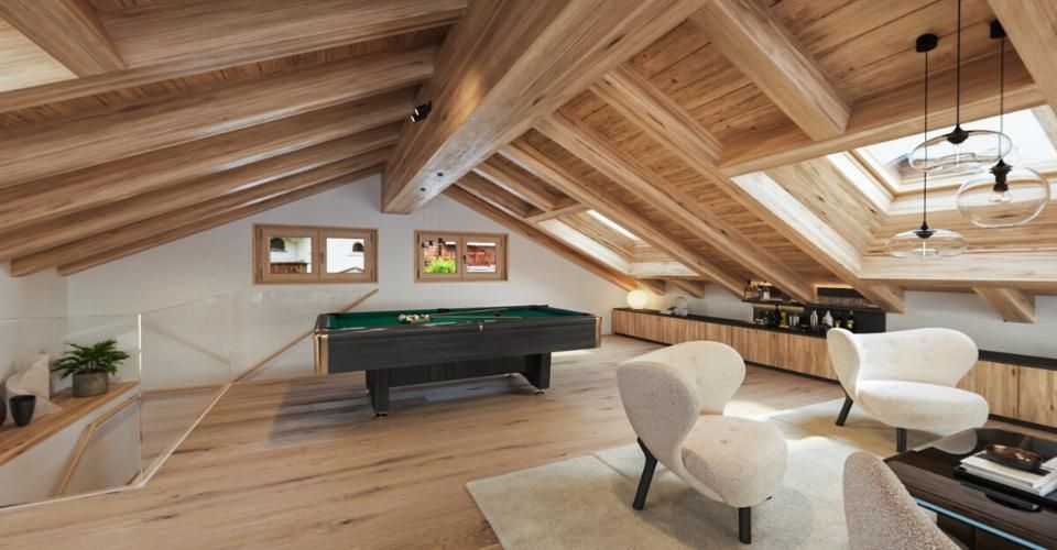 Klosters: Neubau Dachmaisonette mit edlem Interieur und Aussicht - Dernier étage 5.5 pièces - image - 3