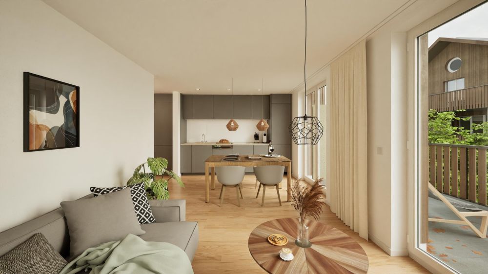 4.5 Zimmerwohnung in Eschikofen -  Bild 2