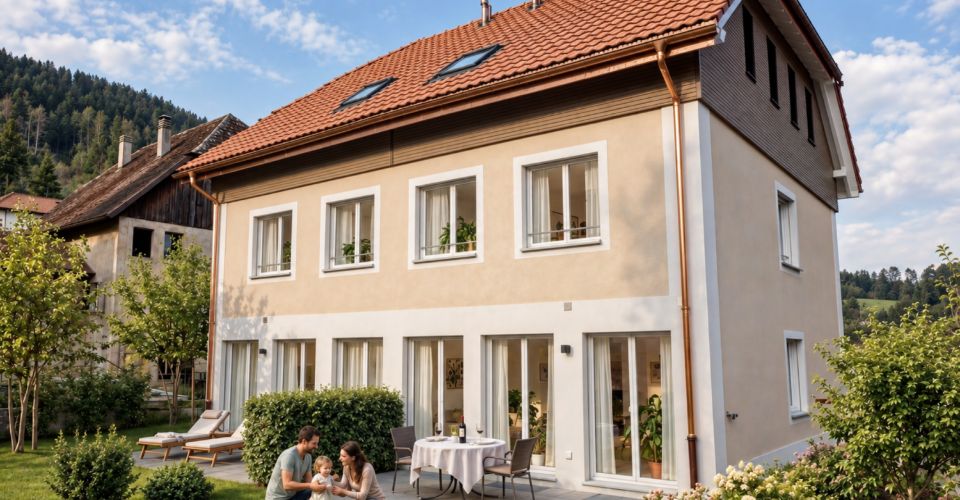 Villa mitoyenne 5.5 pièces avec jardin - Boveresse | Lot H - Maison 5.5 pièces - image - 2