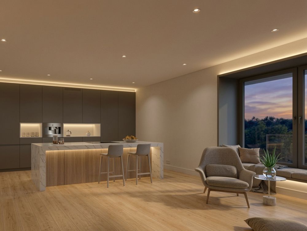 Neubauprojekt 4.5-Zimmer- Panorama Fenster mit Blick ins Grüne und den Bodensee -  Bild 4