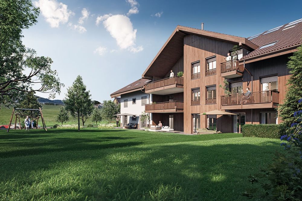 Magnifique appartement de 3,5 pièces neuf à Echarlens - Bild 2