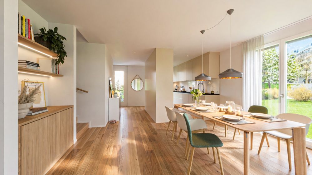 Neubau-Doppelhaushälfte im Minergie-Standard -  Bild 2