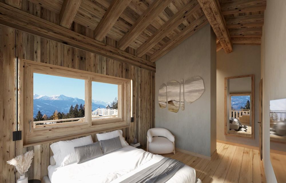 Luxuriöses Chalet mit 4,5 Zimmern in Crans-Montana auf Plan (mit Baugenehmigung) -  Bild 5