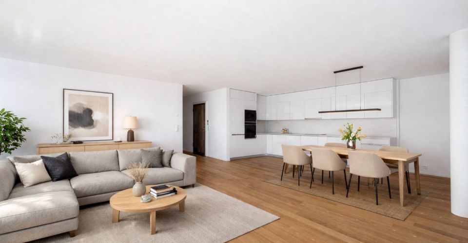 Luxueux 4.5 pièces traversant avec balcon couvert - Appartement 4.5 pièces - image - 2