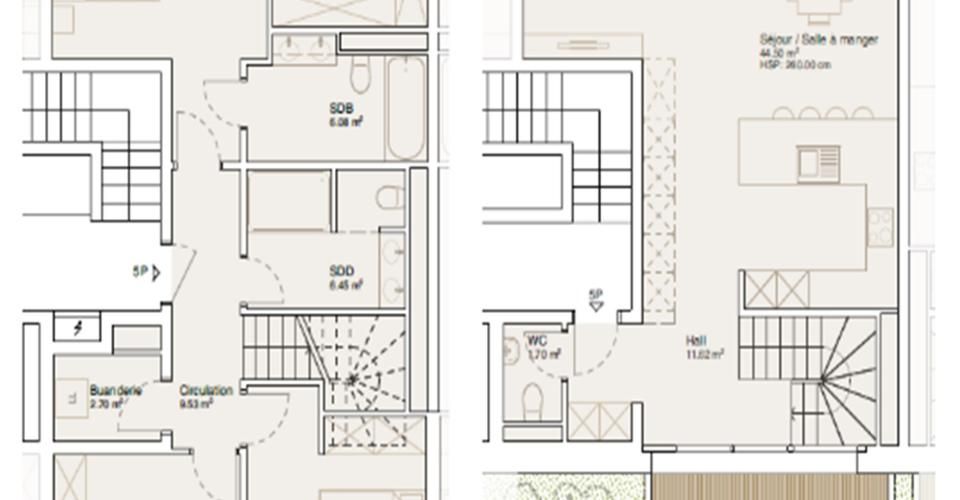 Bel attique de 5 pièces en duplex - Duplex 5 pièces - image - 6