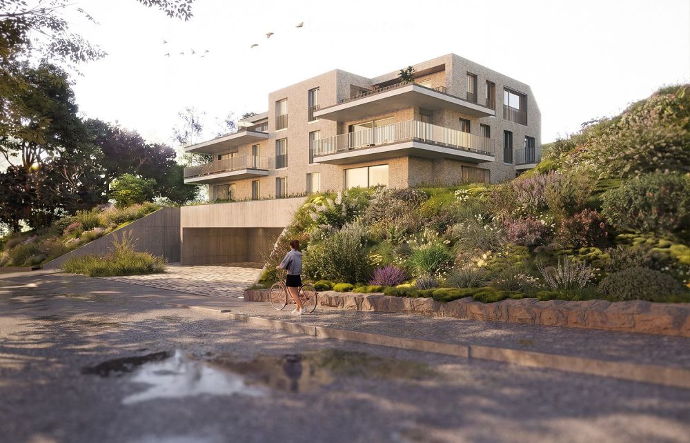 Moderner Neubau: 3.5 Zimmer, nur 7 Parteien, EGYM-Fitness und Wellness im Haus -  Bild 1