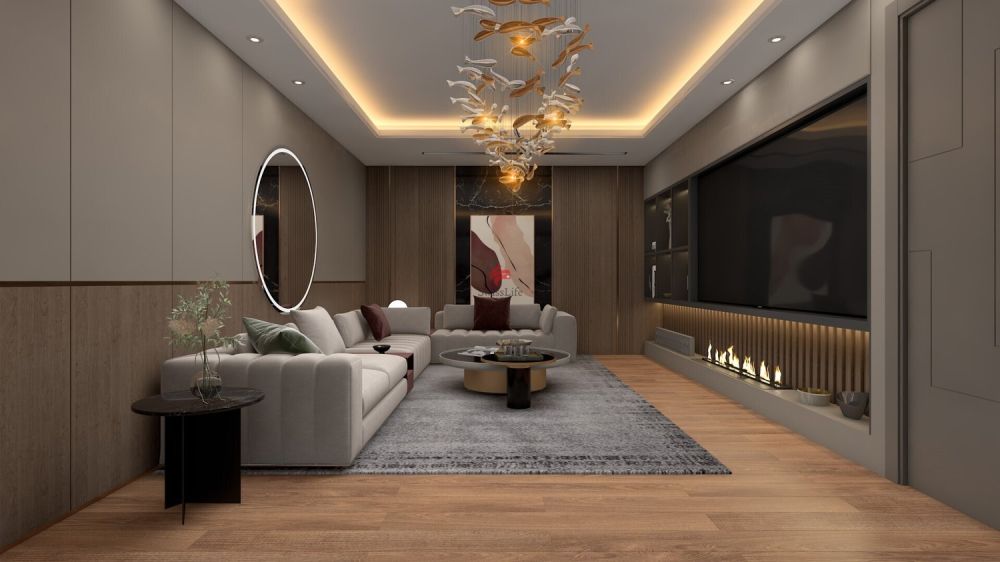 Prix attractif - Promotion de 4 villas au Grand-Saconnex! - / Salle home cinéma / Home cinema room
