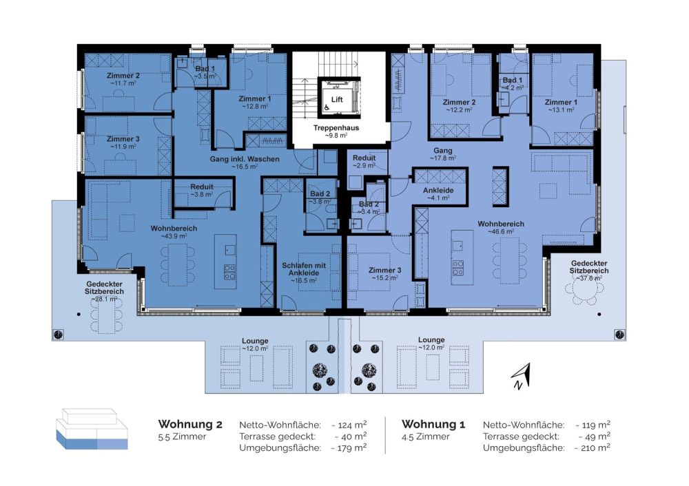 Attraktive 5.5-Zimmer-Neubauwohnung in Oberdorf -  Bild 11
