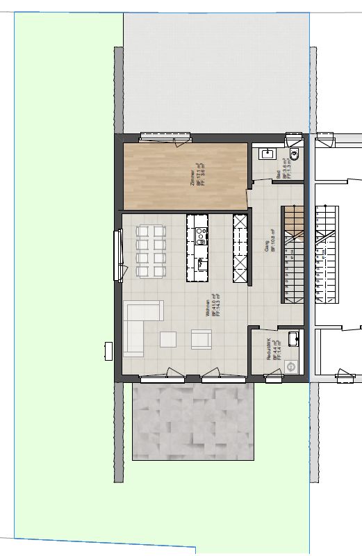 Modernes 5.5-Zimmer-Doppeleinfamilienhaus in Gurmels -  Bild 10