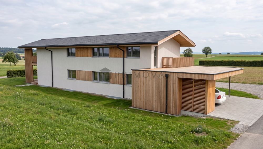Modernes Wohnen in Seenähe - Zwei exklusive Neubauwohnungen in Kleingurmels -  Bild 1