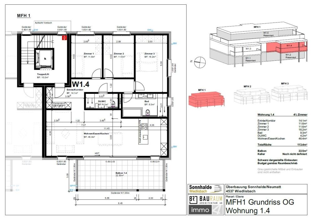 Hochwertige, topmoderne Neubauwohnungen mit Minergie-Standard in Wiedlisbach - Bild 13