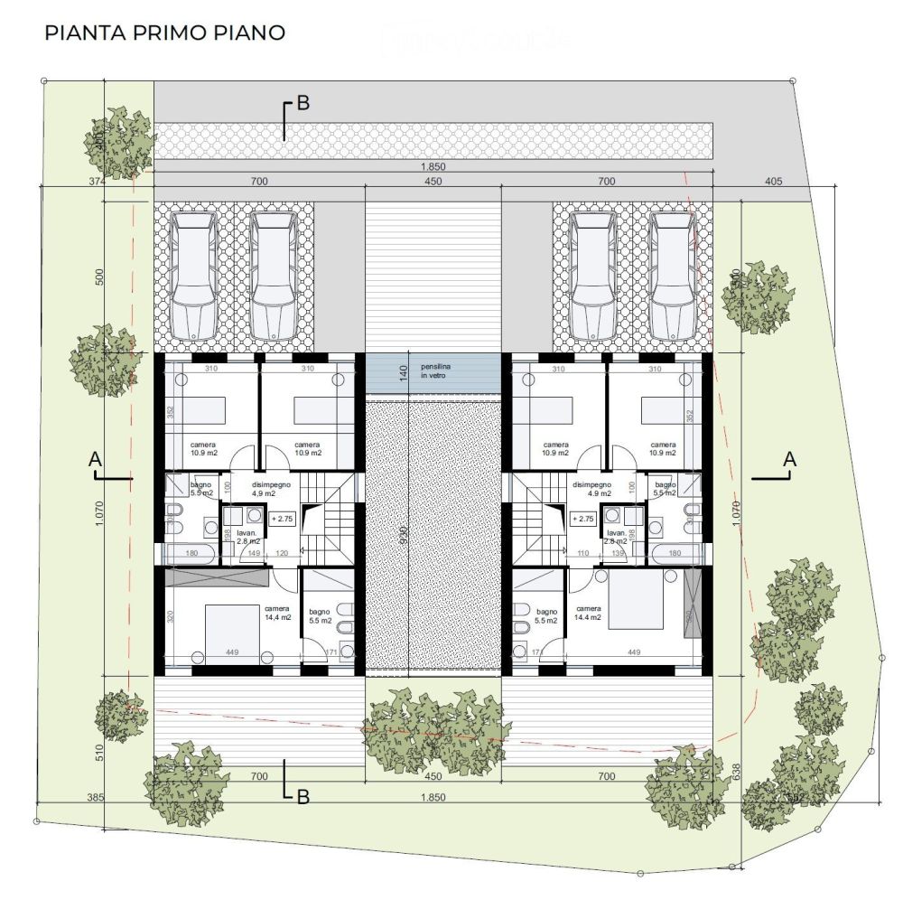 Verkauf neues Doppelhaus - Via Valege - Gnosca -  Bild 7