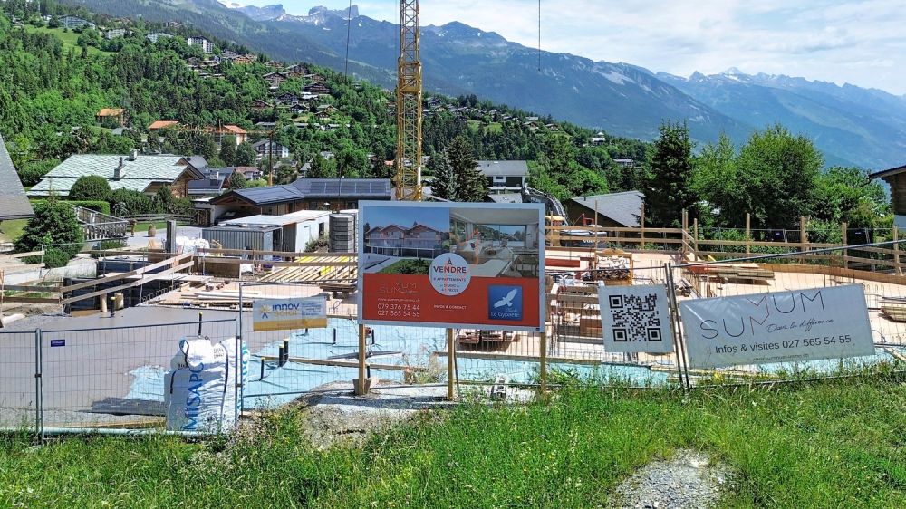 Appartement neuf de 2.5 pièces avec terrasse et vue à Crans-Montana - Résidence principale -  Bild 6