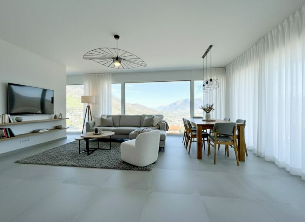 Villa individuelle de 4,5 pièces avec belle vue sur la plaine. - Bild 1