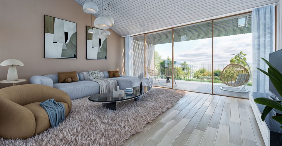 MUVERAN: Villa d'architecte exclusive et son sublime panorama Alpes-Leman - Villa 6.5 pièces - image - 7