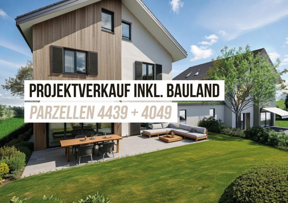 Bauprojekt auf attraktivem Bauland in Buchackern - nahe Golfplatz Erlen -  Bild 1