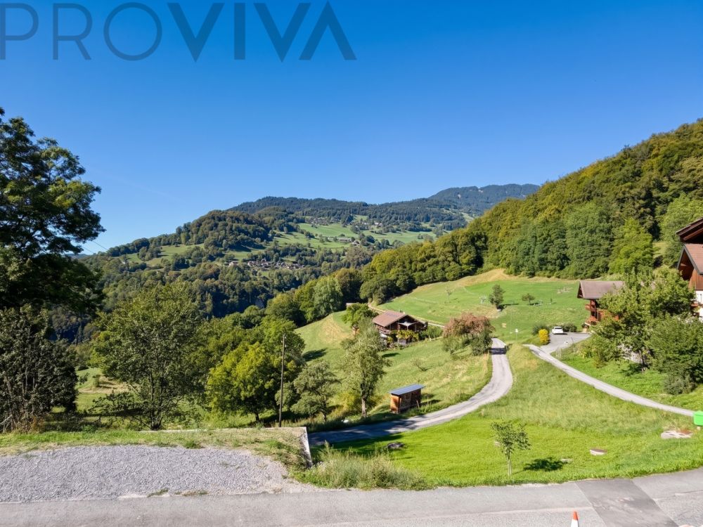 Alpen-Chalet mit Minergie-Standard zum Top-Preis - Aussicht / Vue / View / Panorama