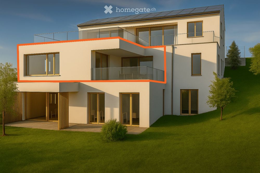 Moderne 4.5 Zimmer-Terrassenwohnung (Neubau, 1. OG) - Bild 1