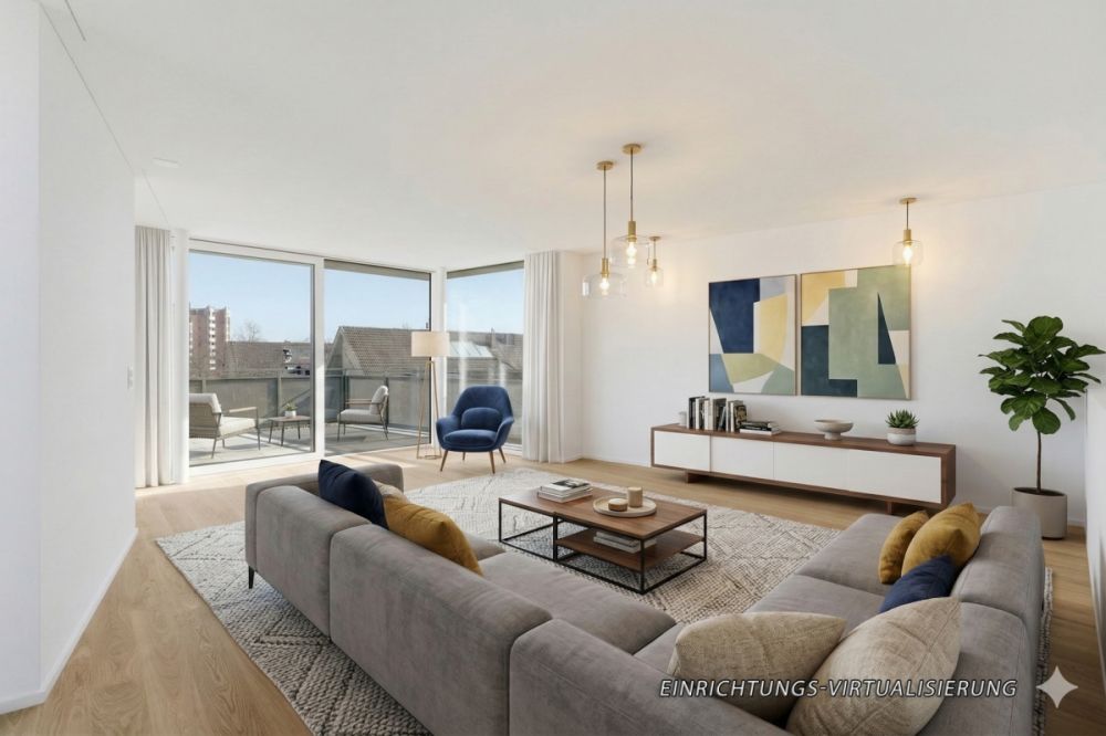 Moderne 4.5 Z' Attika-Maisonettewohnung (Neubau) -  Bild 8
