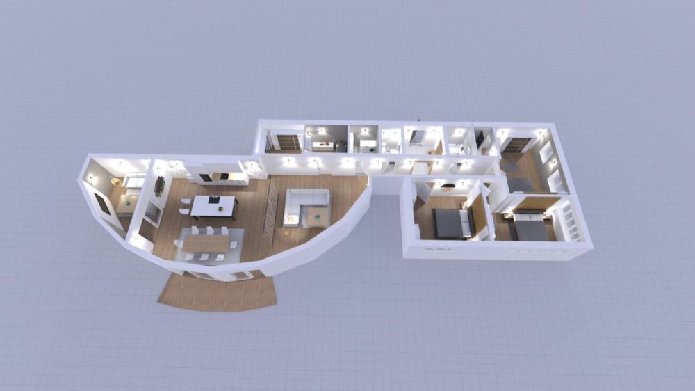 Residence du Glacier an zentraler ruhiger Lage. T5. Die Aussicht aus dieser Sousterrainwohnung ist eingeschränkt. -  Bild 2
