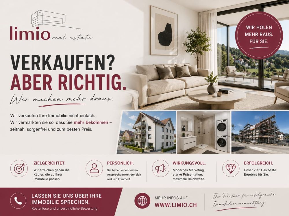 NUR 10MIN VON WEINFELDEN: NEUBAU 6.5 Zimmer DEFH in Amlikon-Bissegg kaufen -  Bild 3