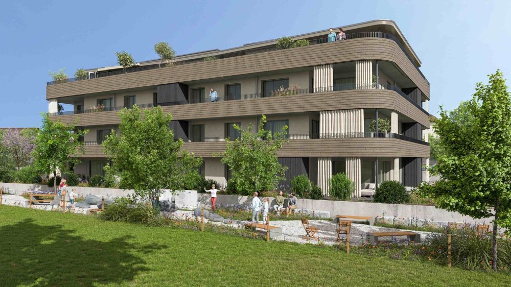 Moderne 3½-Zimmer-Wohnung mit sonniger Terrasse -  Bild 1