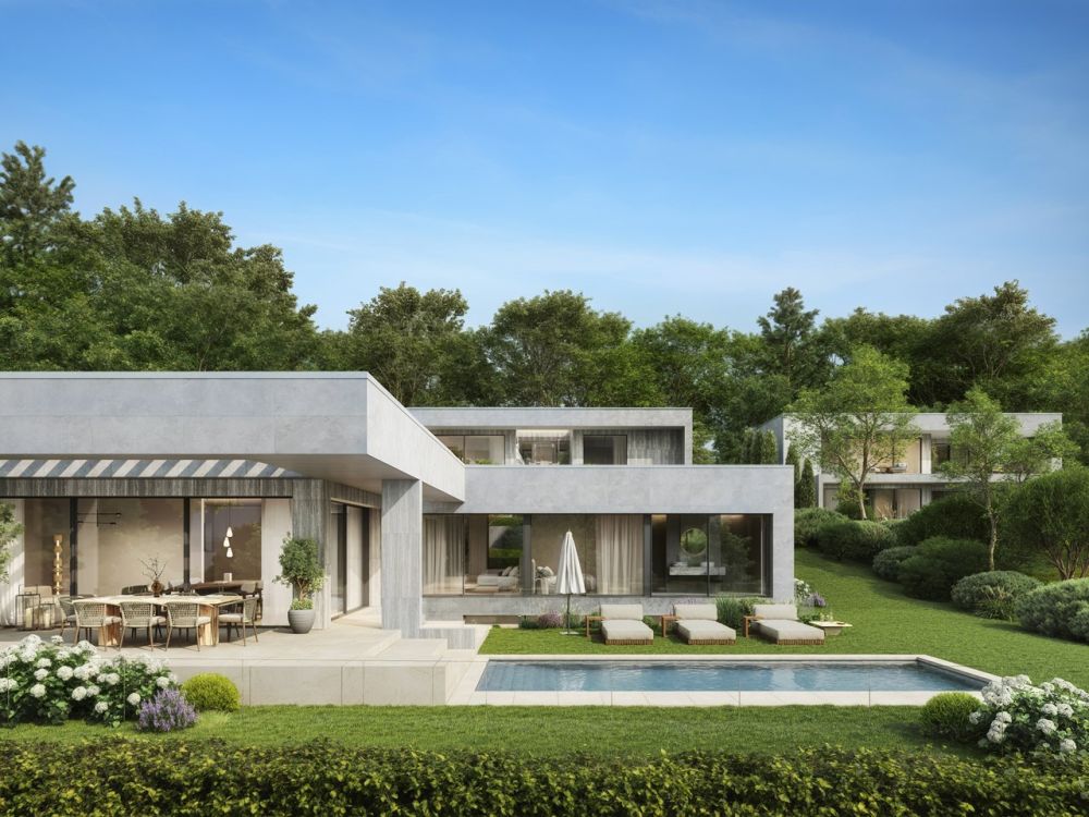 Haut Rivage, Cologny | 3 villas individuelles avec vue lac - Bild 1