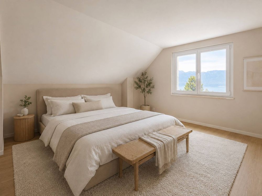 Neuf ! Villa individuelle avec piscine et magnifique vue sur le lac - Proposition d'aménagement